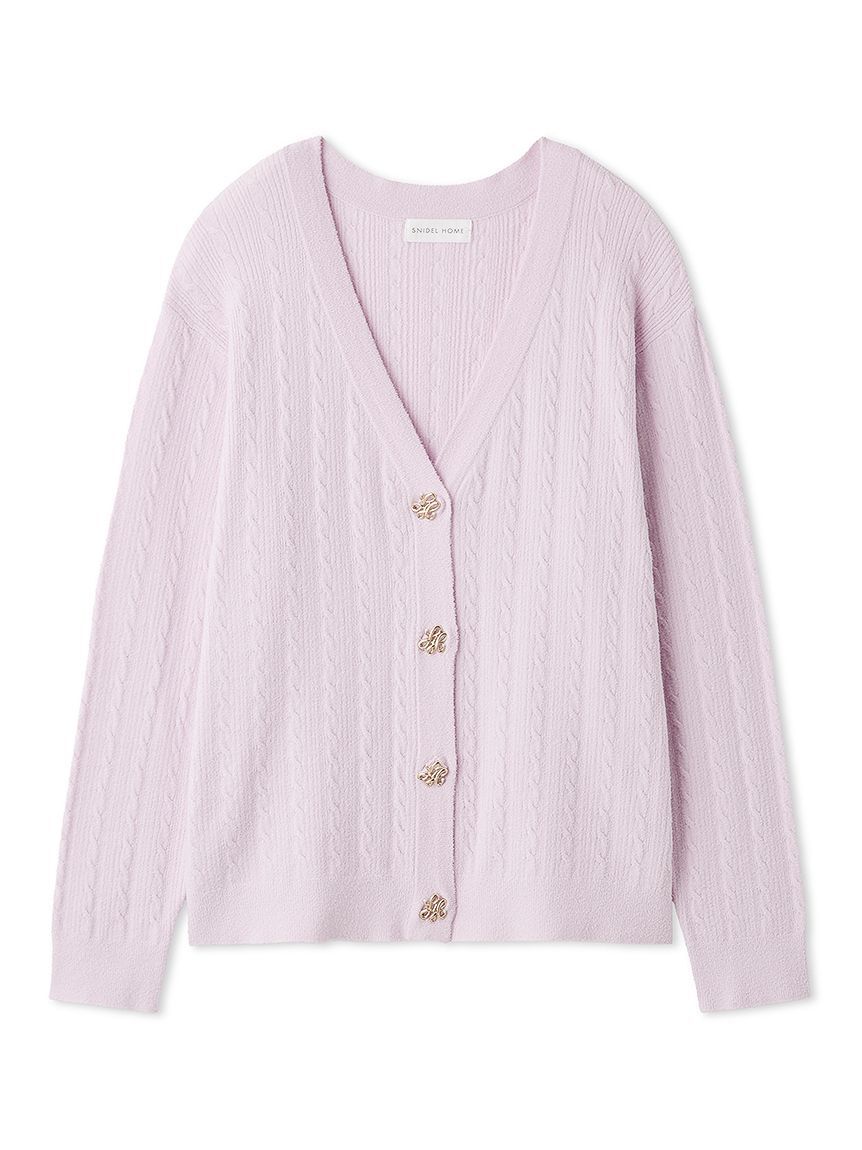 SNIDEL HOME「【Creamy】エンブレムボタンニットカーディガン」|ルームウェア|