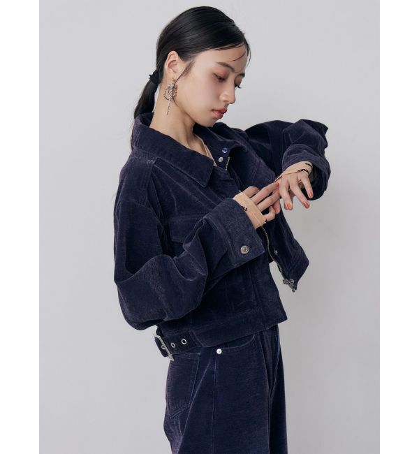 MURUA「カラーモールデニムジャケット【セットアップ着用可】」|デニムジャケット|