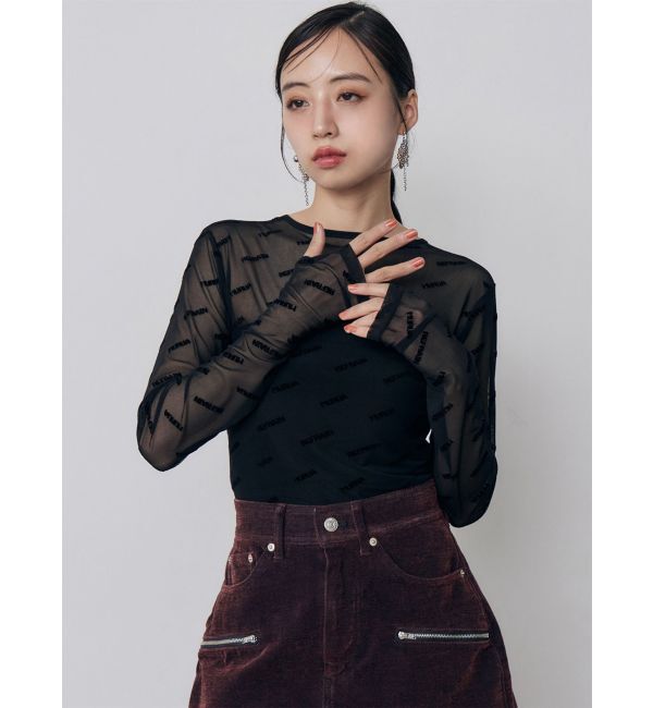 MURUA「デジタルロゴシアートップス」|Tシャツ・カットソー|
