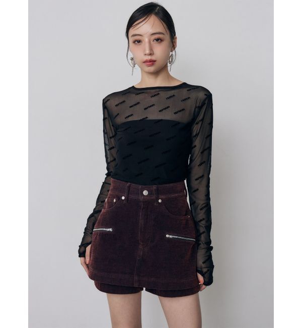 MURUA「デジタルロゴシアートップス」|Tシャツ・カットソー|
