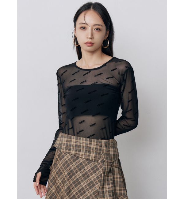 MURUA「デジタルロゴシアートップス」|Tシャツ・カットソー|