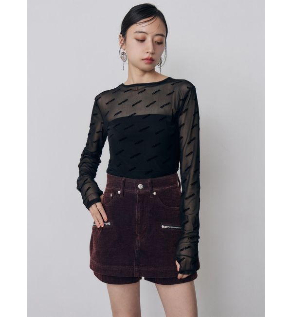 MURUA「デジタルロゴシアートップス」|Tシャツ・カットソー|