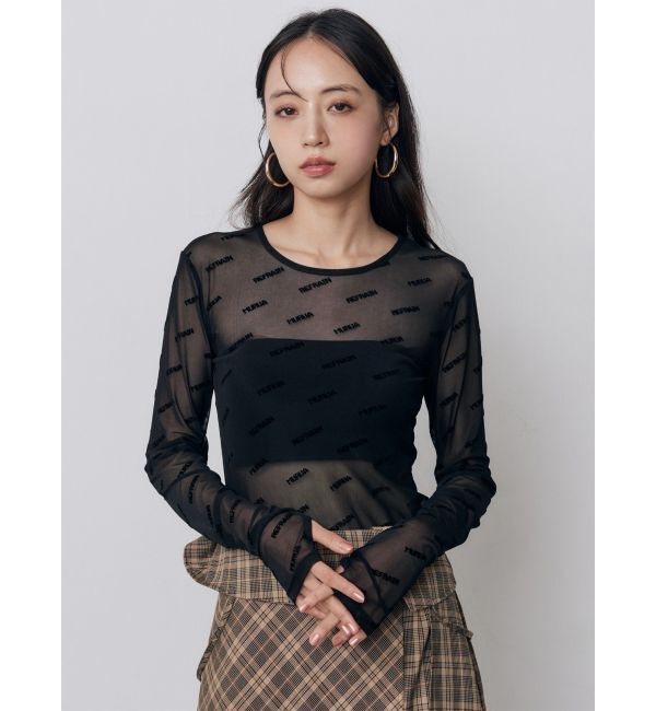 MURUA「デジタルロゴシアートップス」|Tシャツ・カットソー|