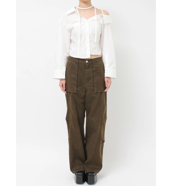 MURUA「マルチウェイオフショルストリングシャツ」|シャツ・ブラウス|