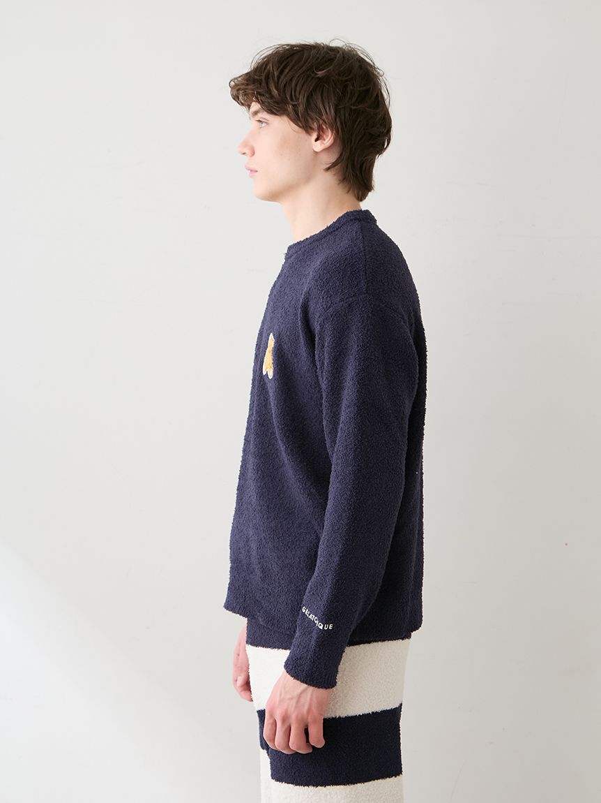 GELATO PIQUE HOMME「【ONLINE限定】【HOMME】ベビモコベアプルオーバー＆ロングパンツセット」|ルームウェア|