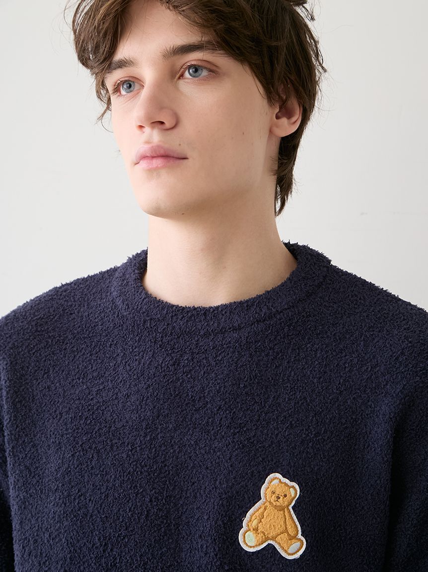 GELATO PIQUE HOMME「【ONLINE限定】【HOMME】ベビモコベアプルオーバー＆ロングパンツセット」|ルームウェア|