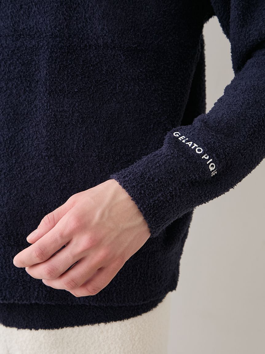 GELATO PIQUE HOMME「【ONLINE限定】【HOMME】ベビモコベアプルオーバー＆ロングパンツセット」|ルームウェア|