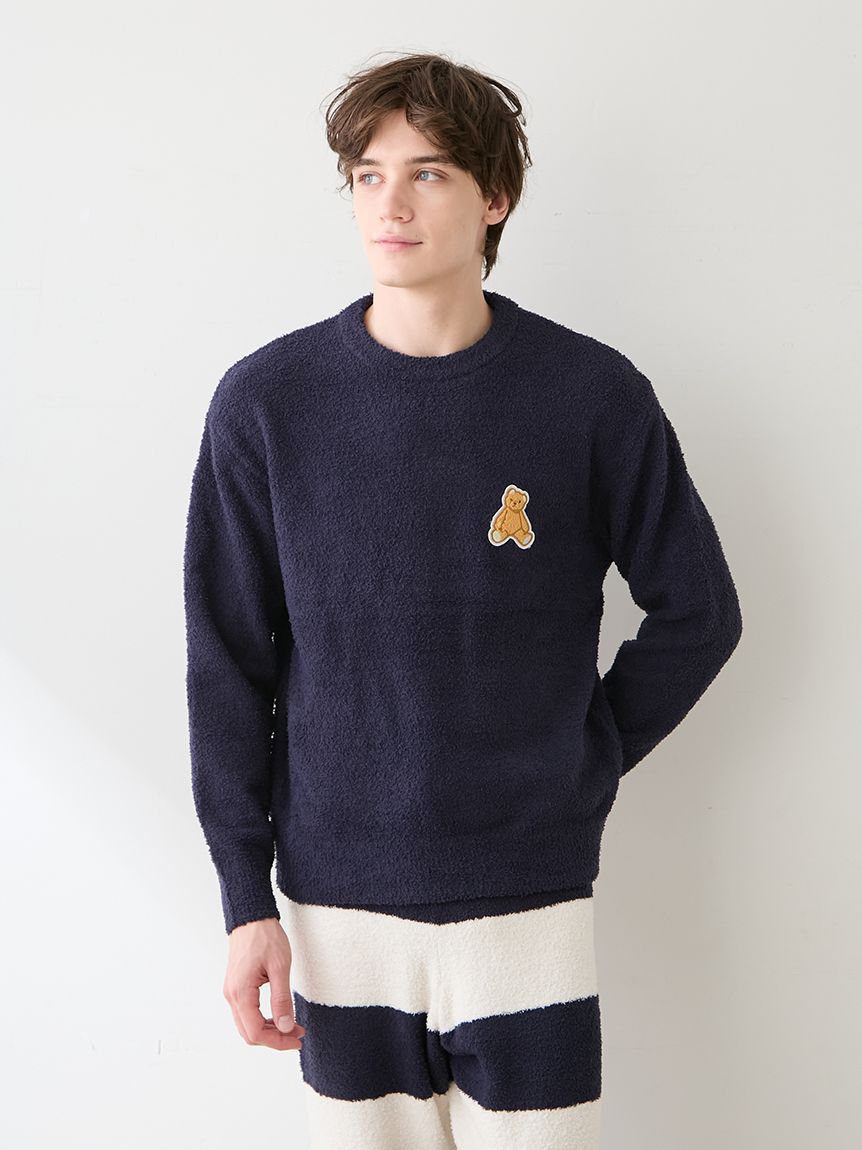 GELATO PIQUE HOMME「【ONLINE限定】【HOMME】ベビモコベアプルオーバー＆ロングパンツセット」|ルームウェア|