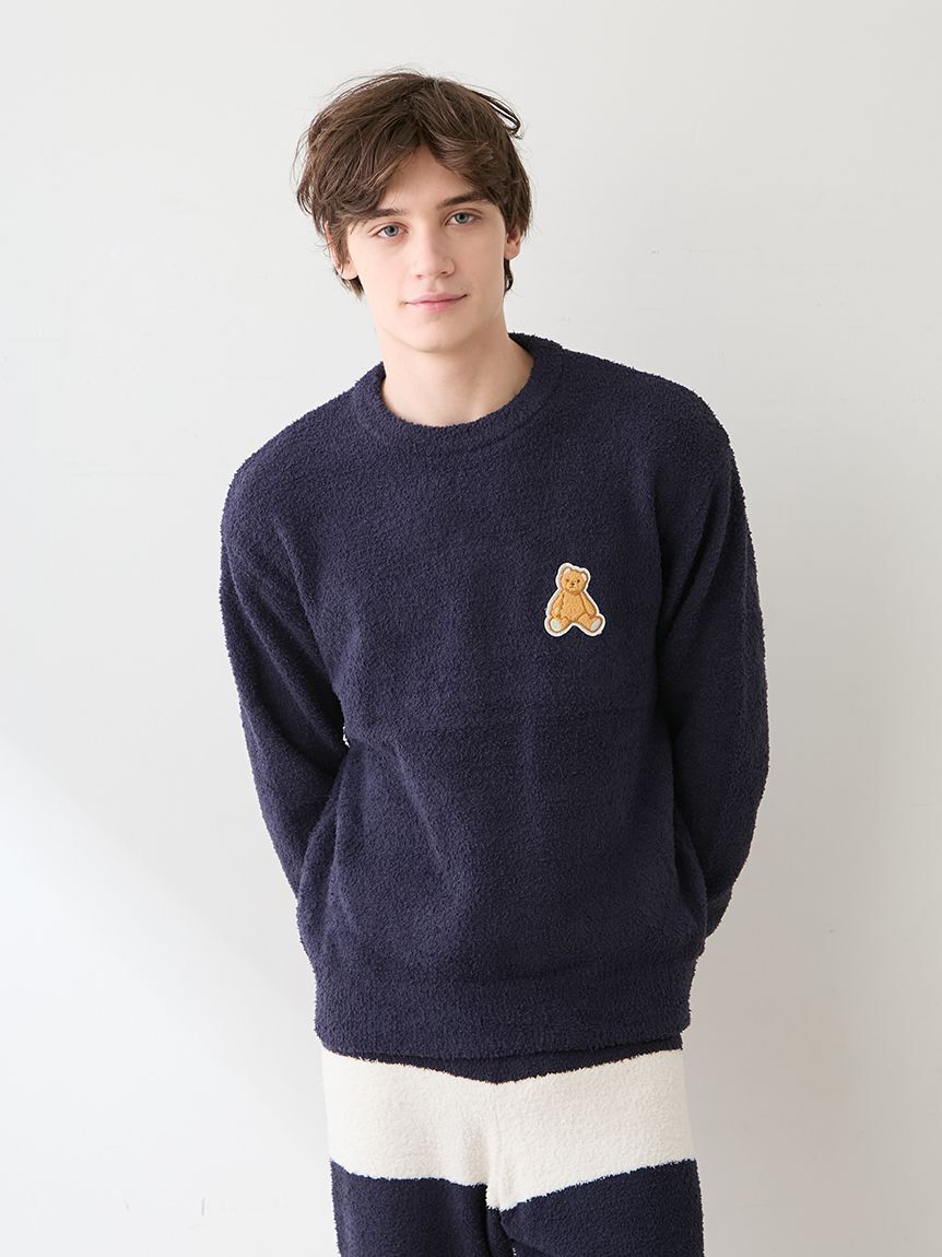 GELATO PIQUE HOMME「【ONLINE限定】【HOMME】ベビモコベアプルオーバー＆ロングパンツセット」|ルームウェア|