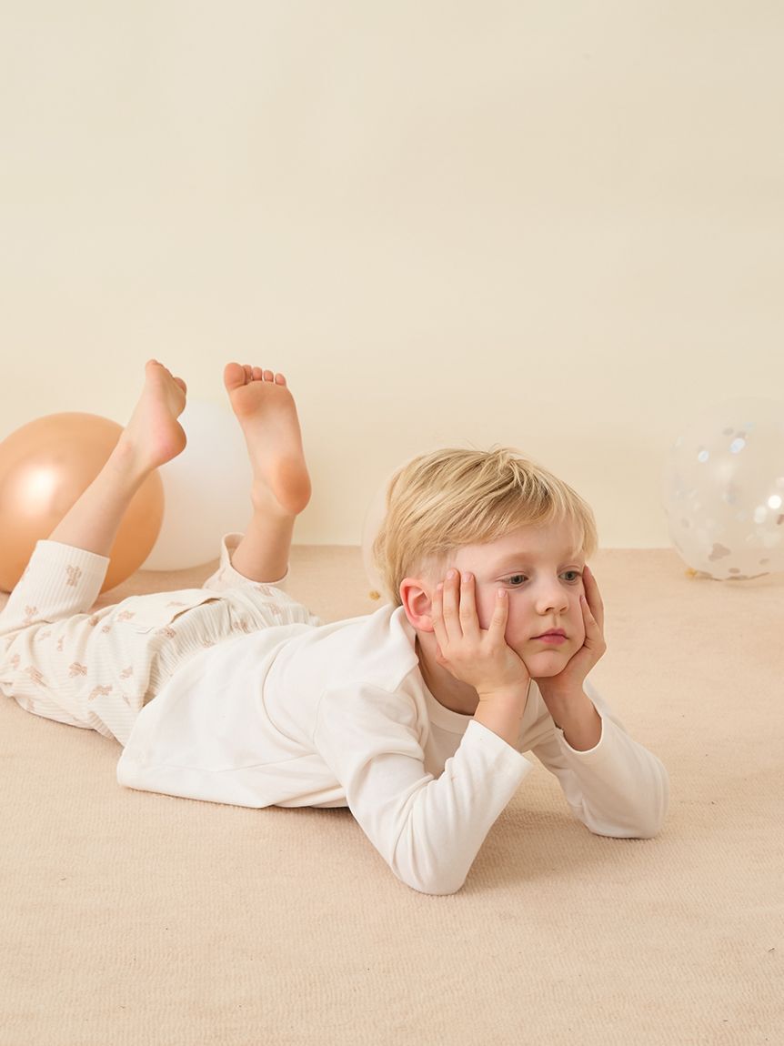 GELATO PIQUE KIDS & BABY「【KIDS】ぬいぐるみ柄ロングパンツ」|ルームウェア|