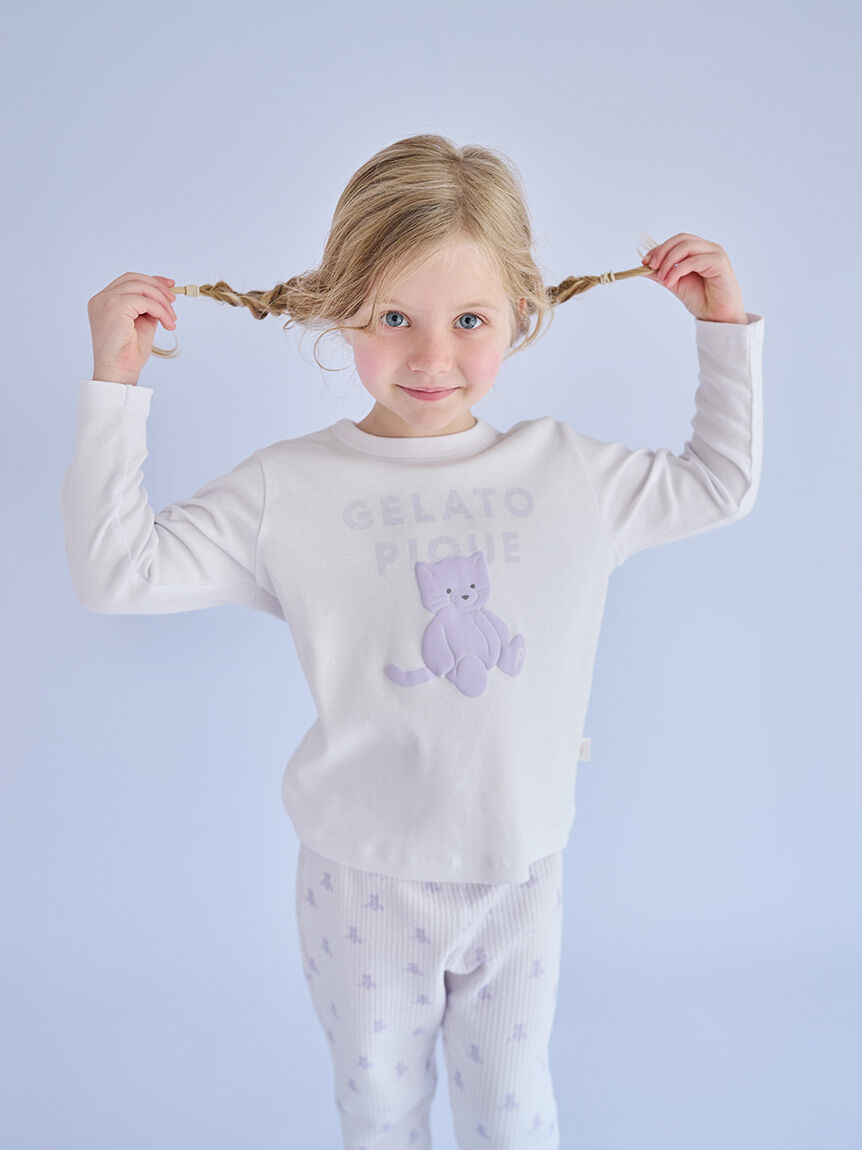 GELATO PIQUE KIDS & BABY「【KIDS】ぬいぐるみ柄ロングパンツ」|ルームウェア|