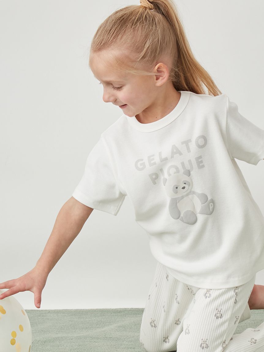 GELATO PIQUE KIDS & BABY「【KIDS】ぬいぐるみワンポイントTシャツ」|ルームウェア|OWHT