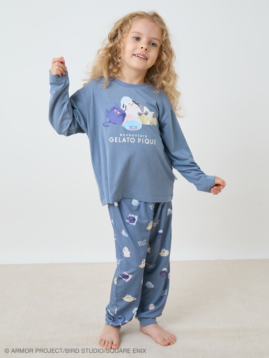 GELATO PIQUE KIDS & BABY「【ドラゴンクエスト】【キッズ】スリーピングモンスターワンポイントロンT」|ルームウェア|