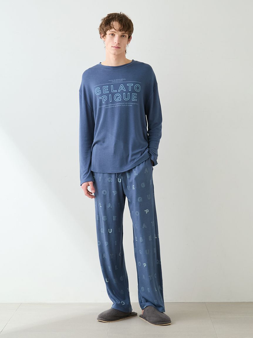 GELATO PIQUE HOMME「【HOMME】吸湿発熱レーヨンロングパンツ」|ルームウェア|