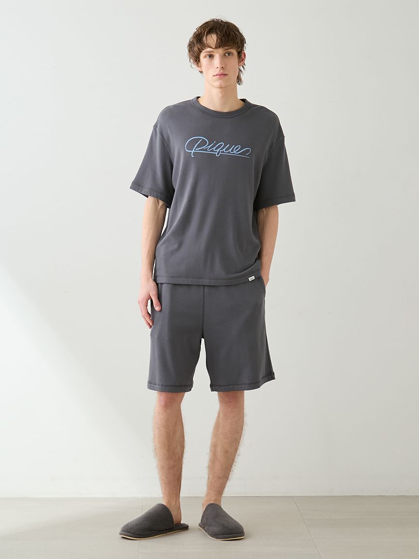 GELATO PIQUE HOMME「【HOMME】裏パイルワンポイントロゴTシャツ」|ルームウェア|