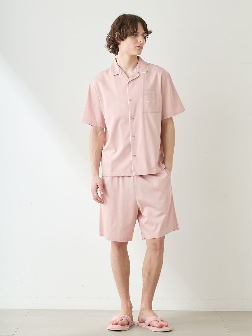 GELATO PIQUE HOMME「【HOMME】ワンポイント刺繍ハーフパンツ」|ルームウェア|