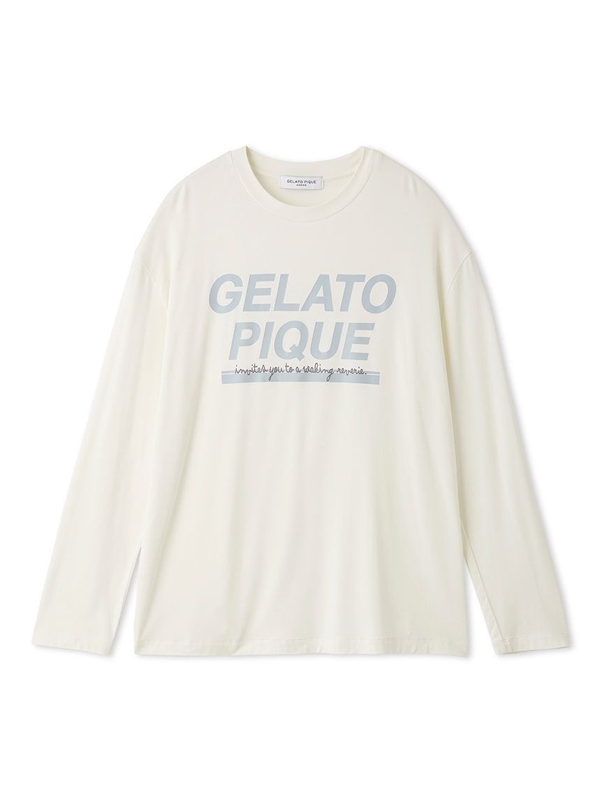 GELATO PIQUE HOMME「【HOMME】クールレーヨンロゴロンＴ」|ルームウェア|OWHT
