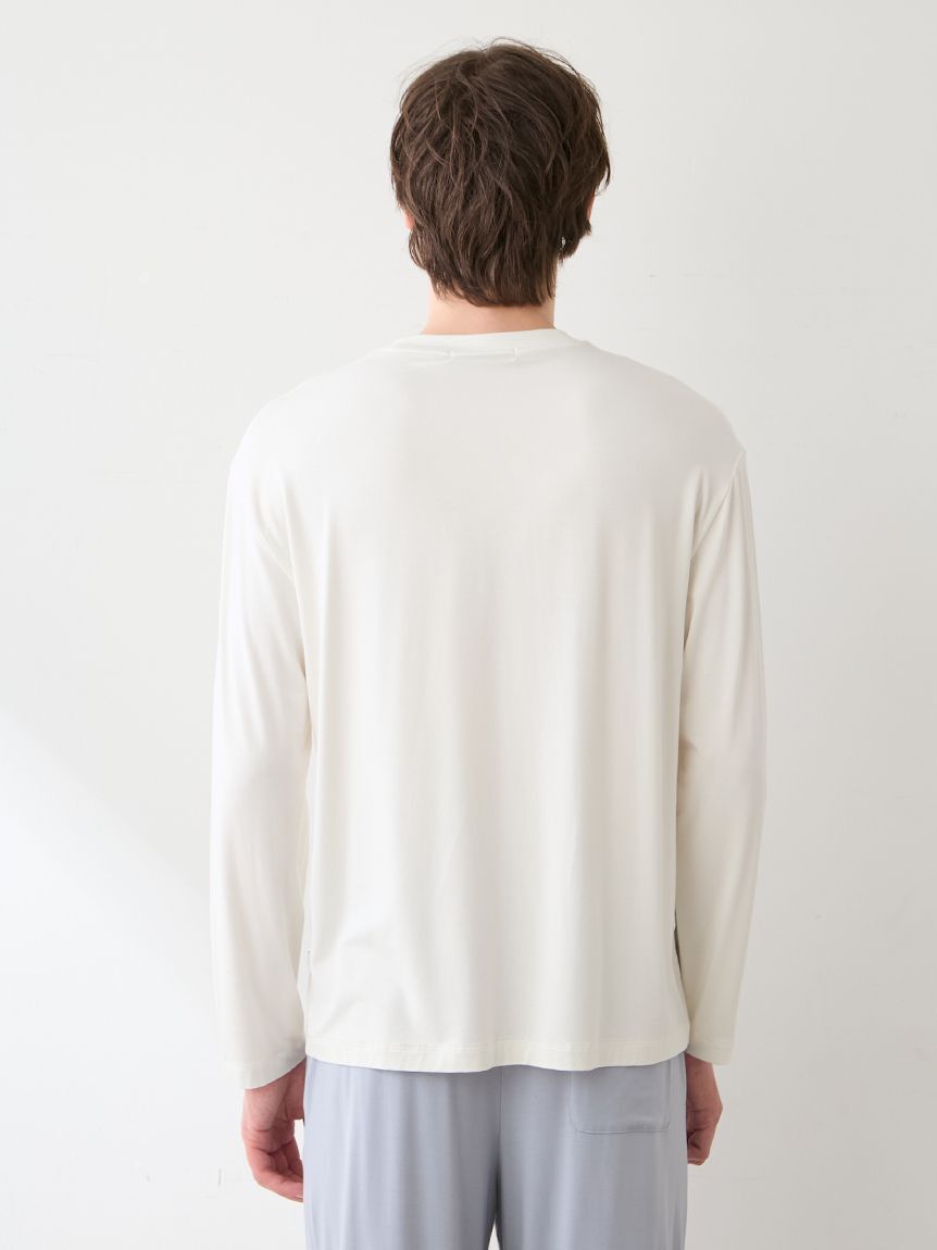 GELATO PIQUE HOMME「【HOMME】クールレーヨンロゴロンＴ」|ルームウェア|