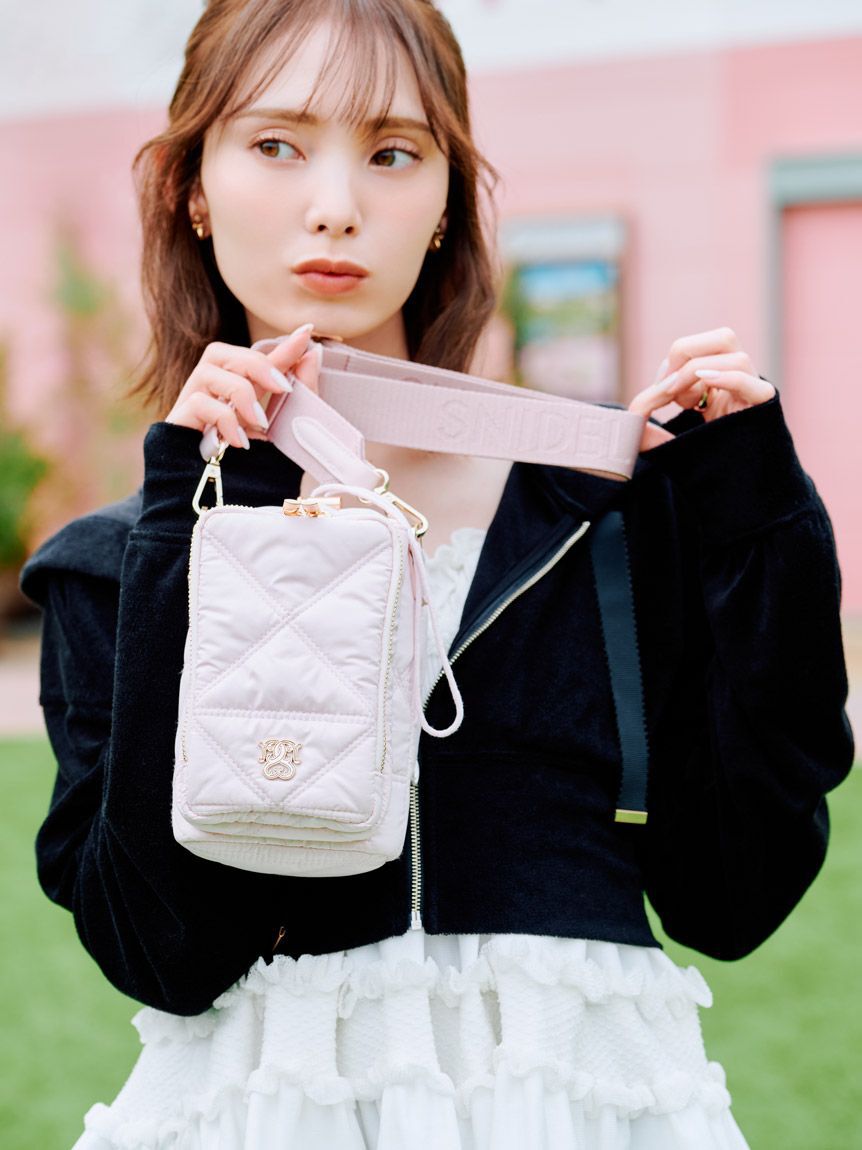 SNIDEL「【WEB限定】キルティングマルチショルダー/保冷機能付き」|ショルダー・メッセンジャー|PBEG