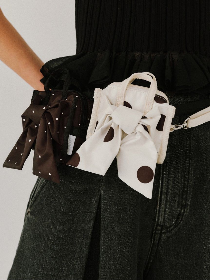 SNIDEL「【SNIDEL&times;LeSportsac】LG BOW MICRO BAG」|ショルダー・メッセンジャー|