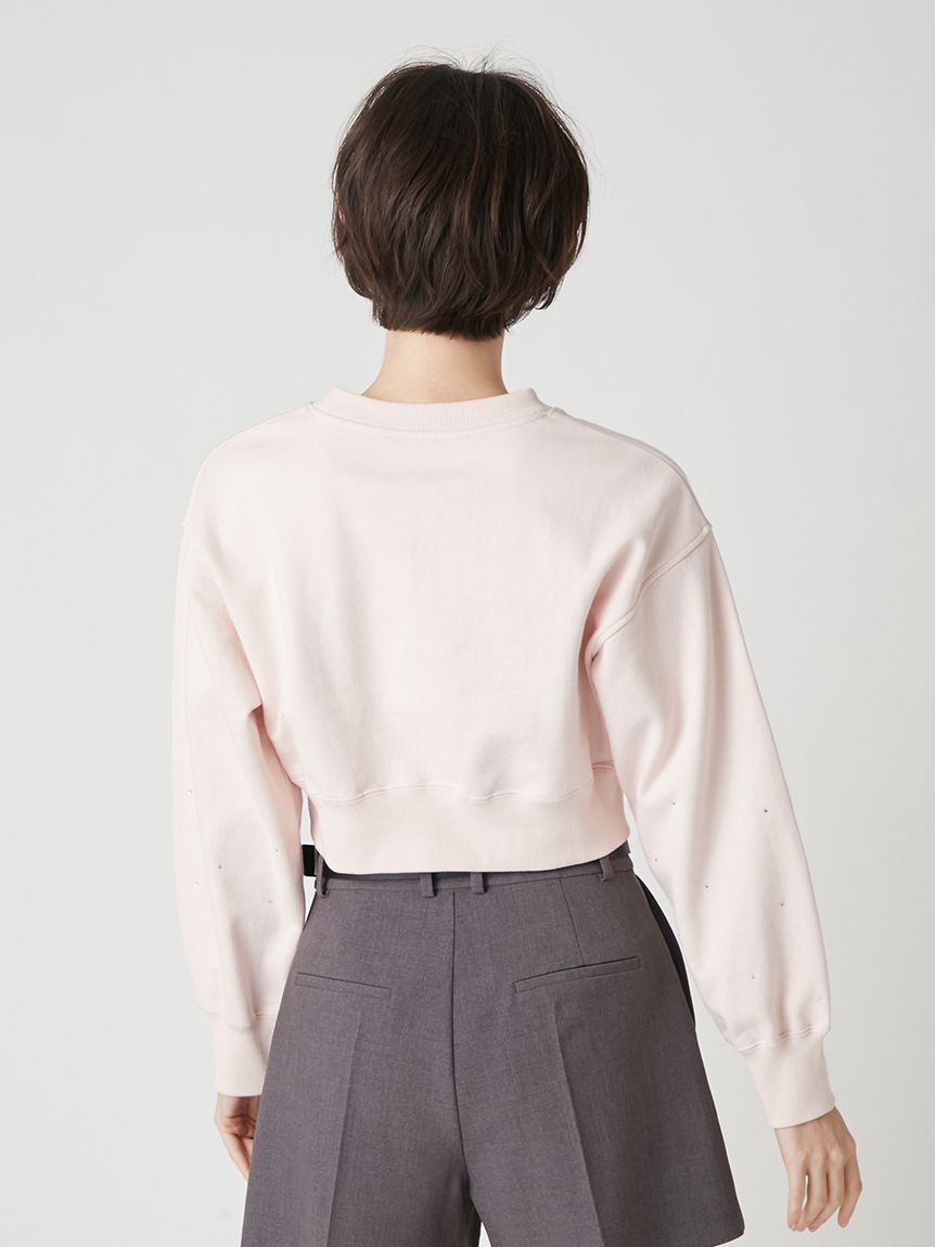 LILY BROWN「【LILY BROWN&times;Hearts2Hearts】コラボレーションビジューロゴスウェット」|スウェット・ジャージ|