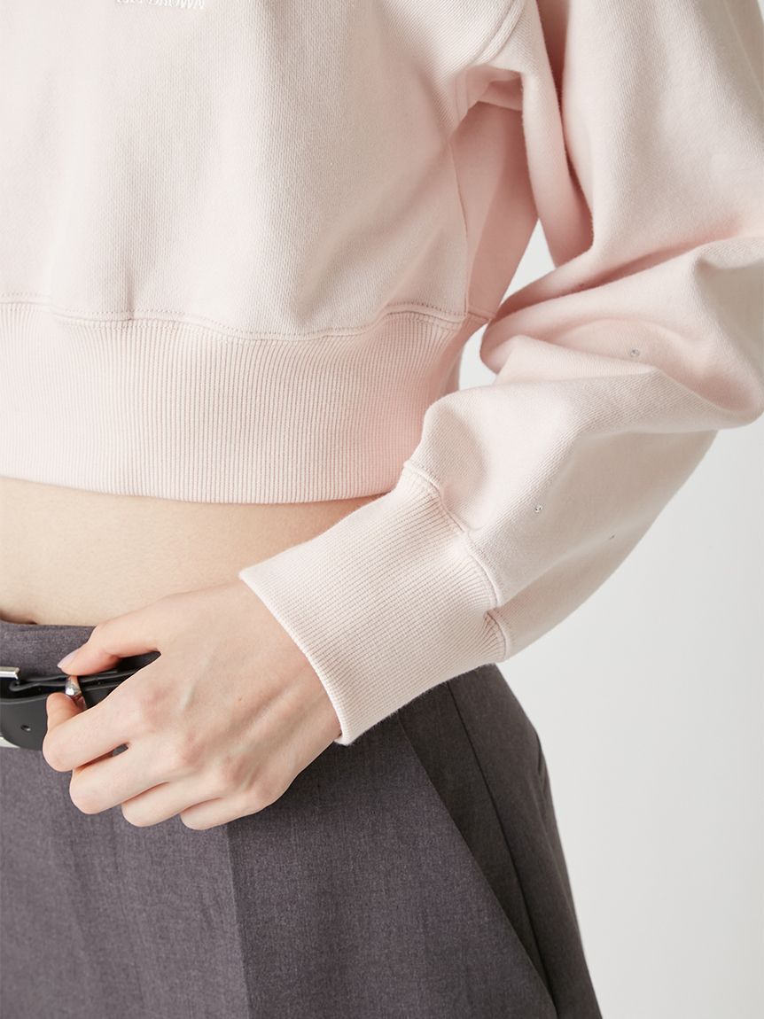 LILY BROWN「【LILY BROWN&times;Hearts2Hearts】コラボレーションビジューロゴスウェット」|スウェット・ジャージ|
