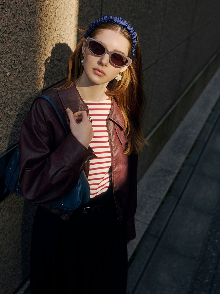 LILY BROWN「フレンチボーダーカットチュニック」|チュニック|
