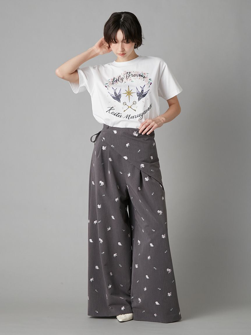 LILY BROWN「【LILY BROWN&times;KEITA MARUYAMA】エンブロイダリートライアングルスカーフ」|バンダナ・スカーフ|