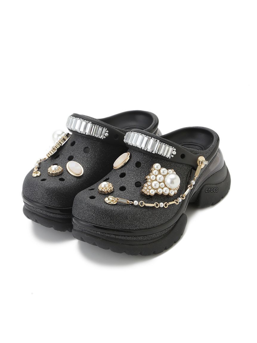 LILY BROWN「【LILY BROWN&times;CROCS】Super Bae Wedding Party」|サンダル|BLK
