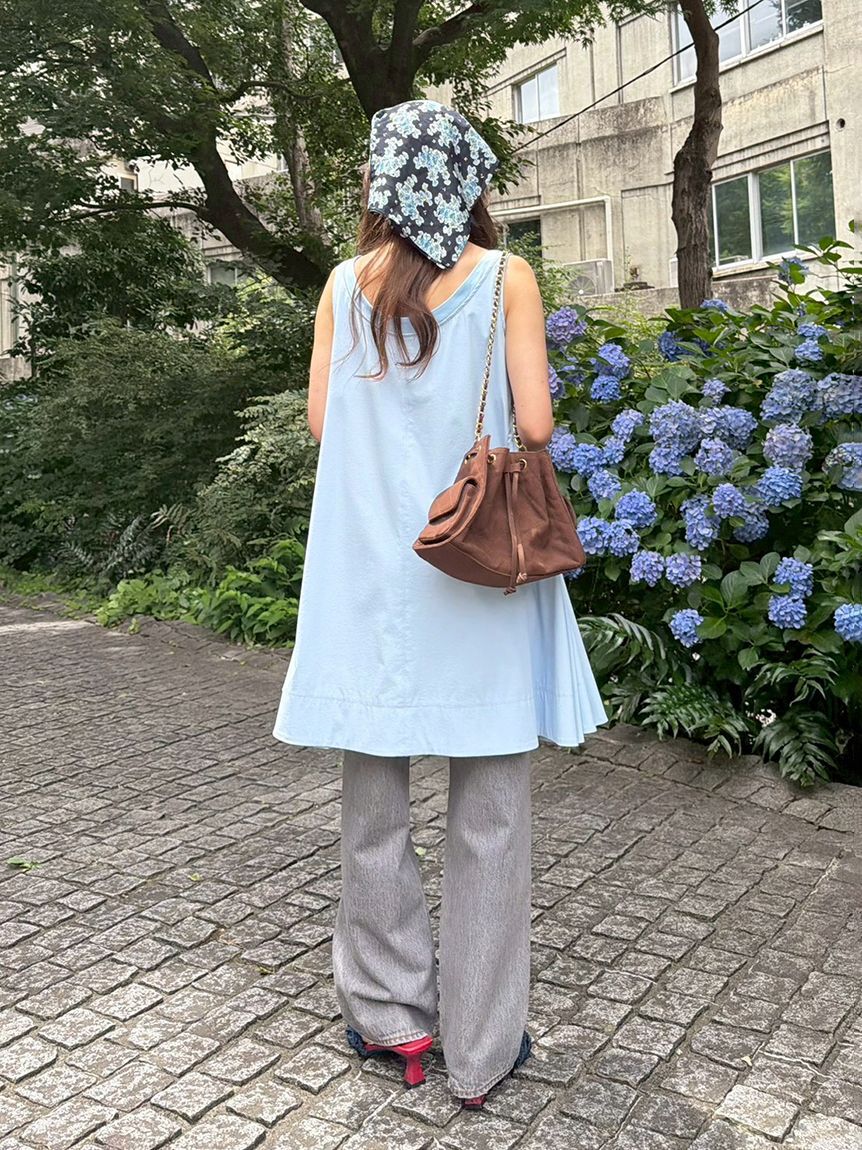 LILY BROWN「フレアシャツミニワンピース」|ワンピース|