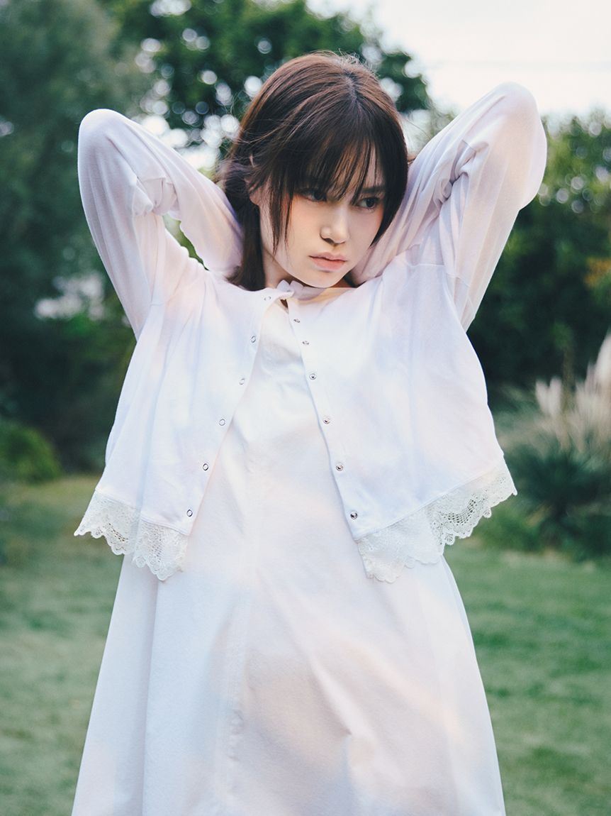 LILY BROWN「フレアシャツミニワンピース」|ワンピース|