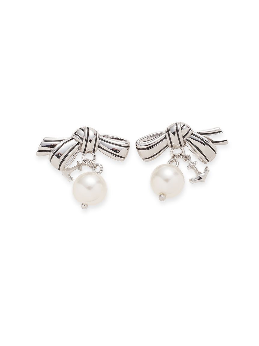 LILY BROWN「マリンリボンパールピアス」|ピアス|SLV