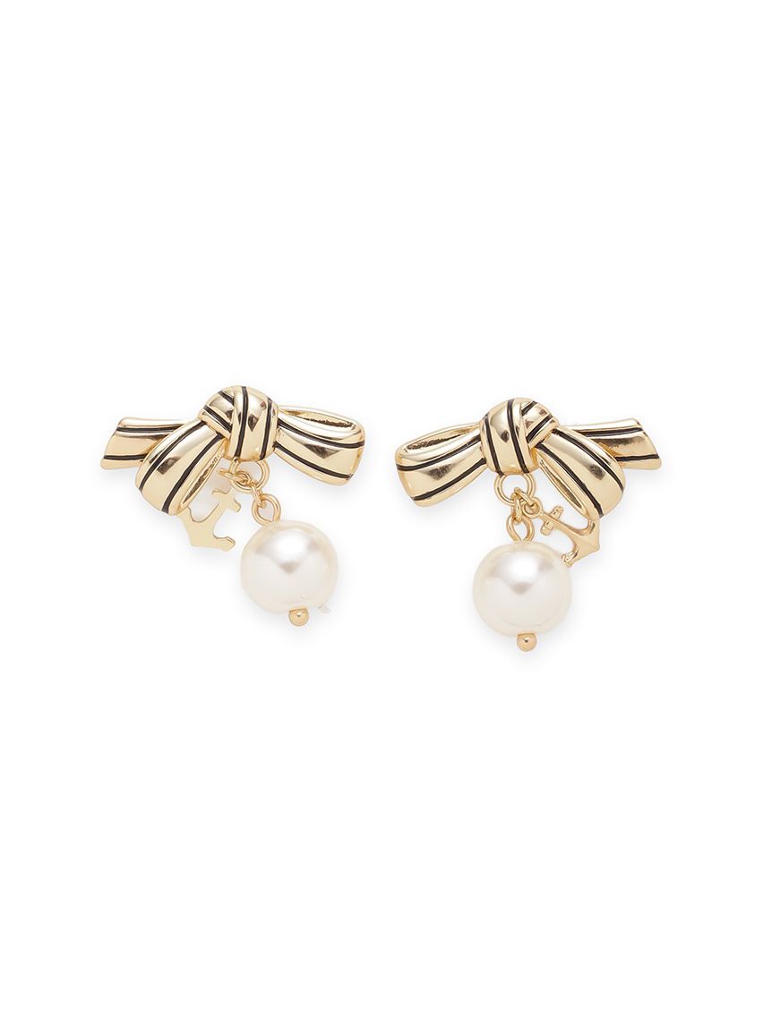 LILY BROWN「マリンリボンパールピアス」|ピアス|GLD
