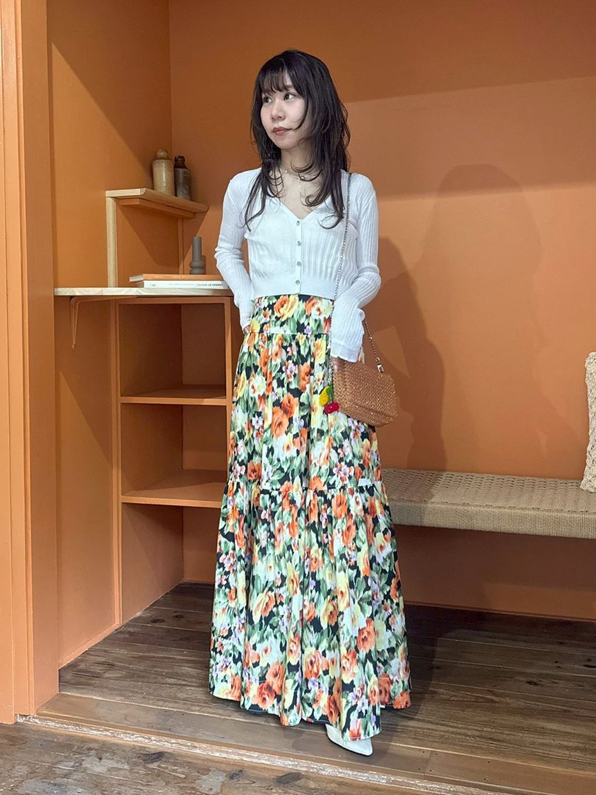 LILY BROWN「【限定カラー】【ウォッシャブル】Vネックニットカーディガン」|カーディガン|