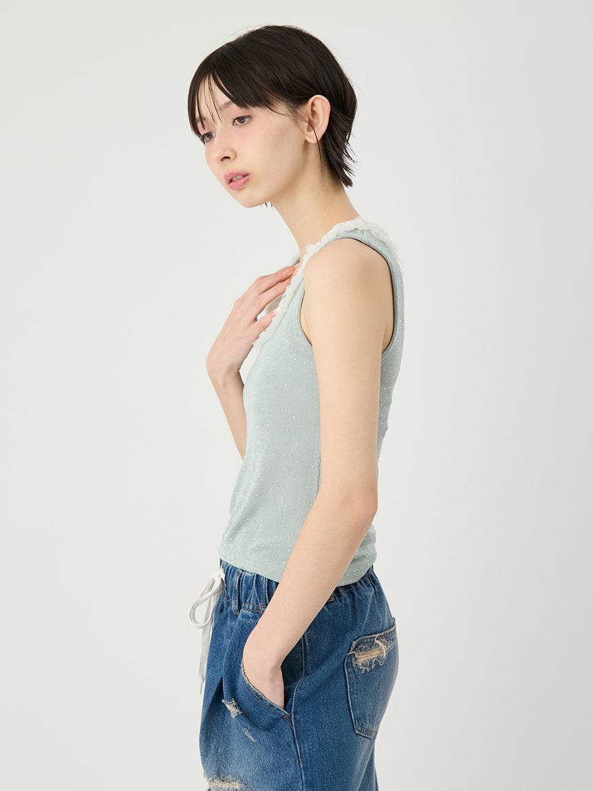 LILY BROWN「[L.B CANDY STOCK]レースタンクトップ」|タンクトップ|