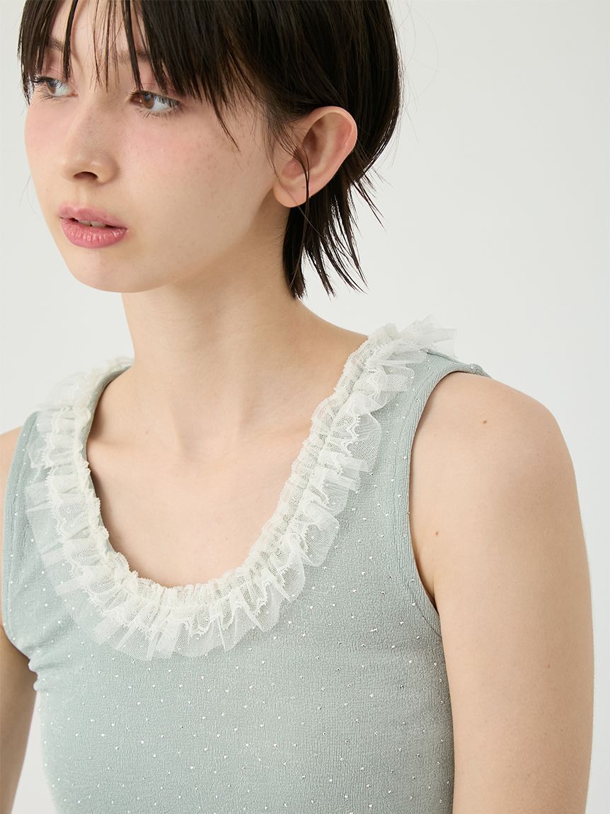 LILY BROWN「[L.B CANDY STOCK]レースタンクトップ」|タンクトップ|