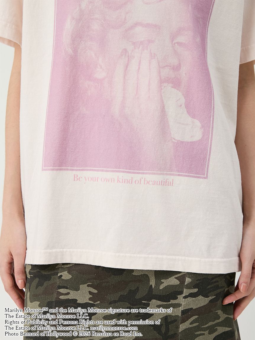 LILY BROWN「【LILY BROWN&times;GOOD ROCK SPEED&times;Marilyn Monroe】ヴィンテージフォトTシャツ」|Tシャツ・カットソー|