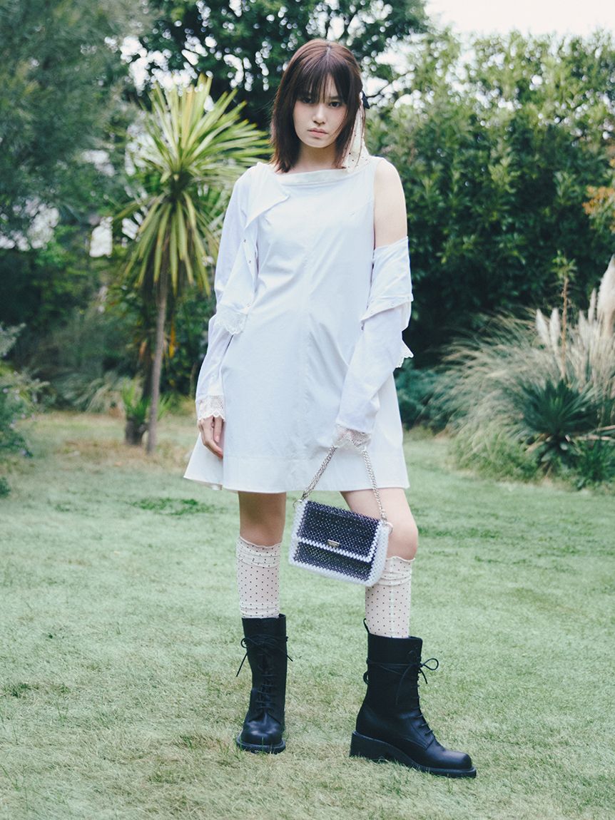 LILY BROWN「2wayシアートゥレースソックス」|ソックス|