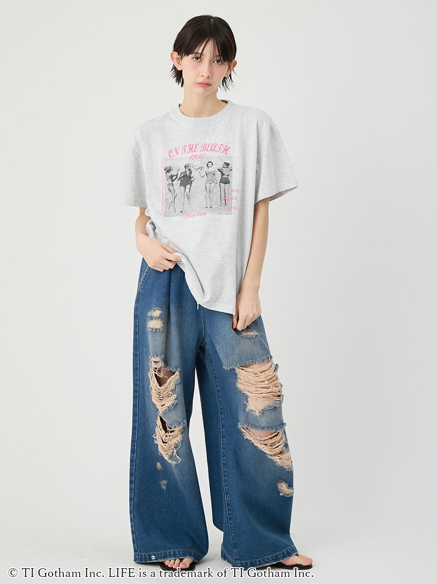 LILY BROWN「【LILY BROWN&times;GOOD ROCK SPEED&times;LIFE PC】Beach Tシャツ」|Tシャツ・カットソー|