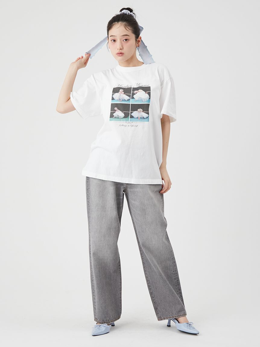 LILY BROWN「【LILY BROWN&times;GOOD ROCK SPEED&times;Marilyn Monroe】コラージュフォトTシャツ」|Tシャツ・カットソー|