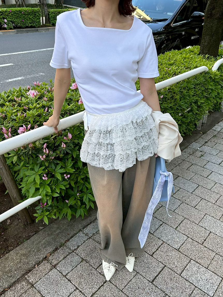 LILY BROWN「レースアタッチドカラー」|その他|