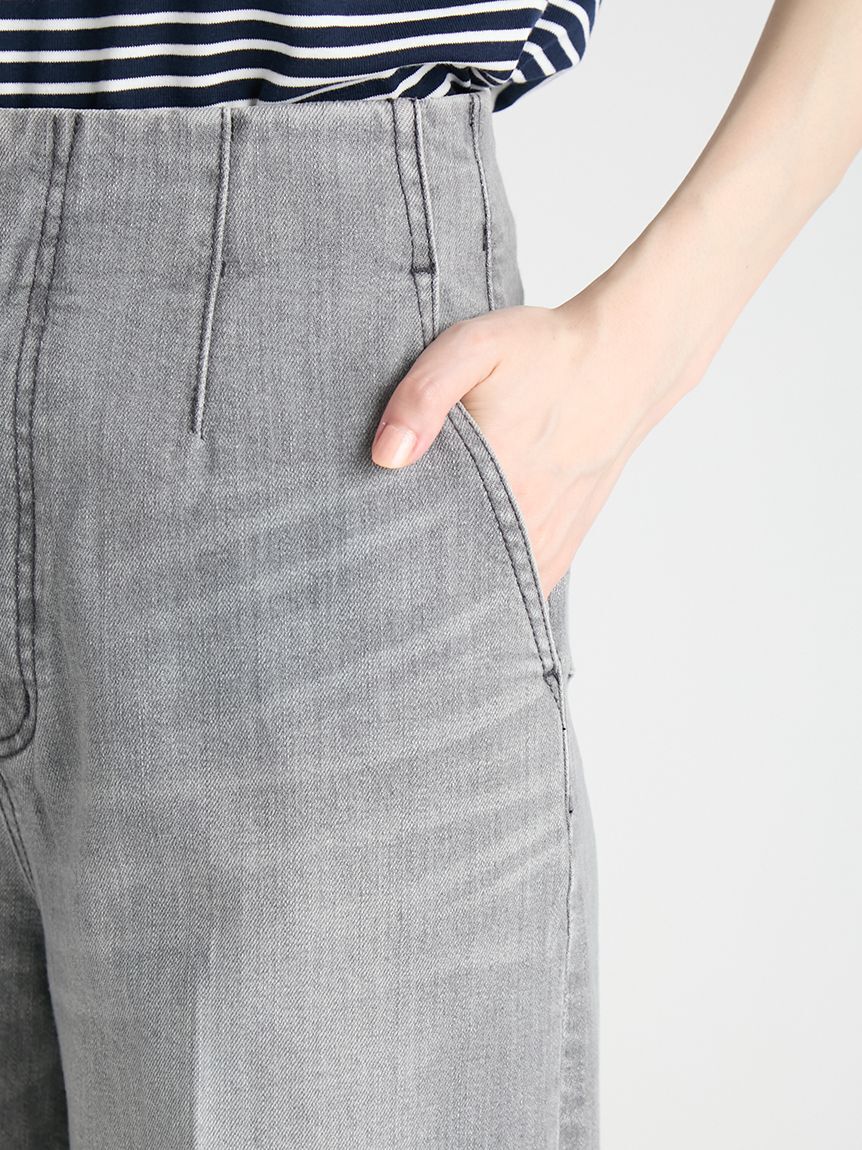 CELFORD「ハイウエストデニムワイドパンツ」|デニム|