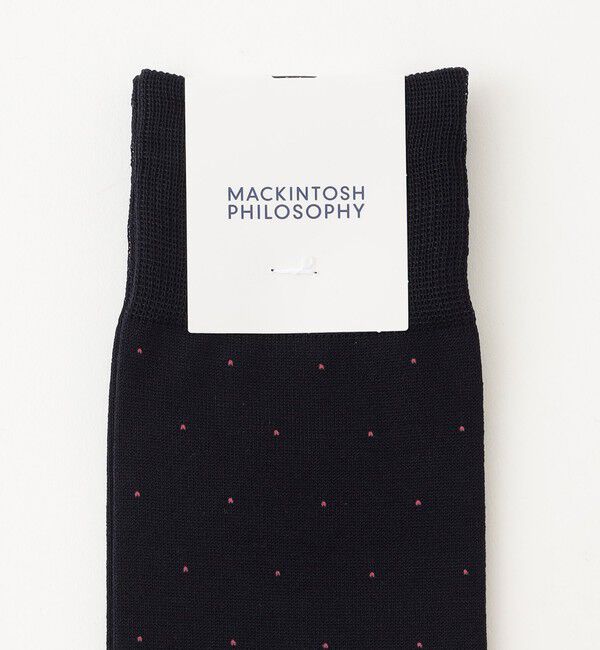 MACKINTOSH PHILOSOPHY「ピンドット ビジネスソックス」|ソックス|