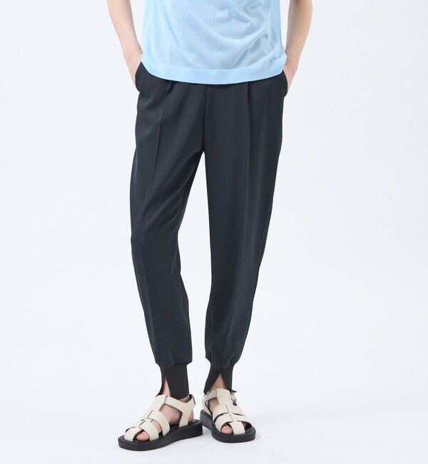 MACKINTOSH PHILOSOPHY「グロッシーツイルジョグパンツ」|その他|ネイビー