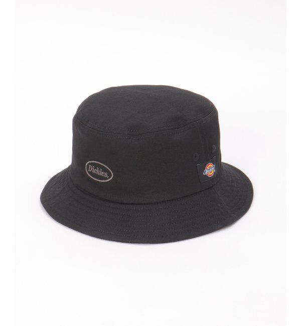 ikka「Dickies ディッキーズ ロゴ刺繍バケットハット」|その他|ブラック