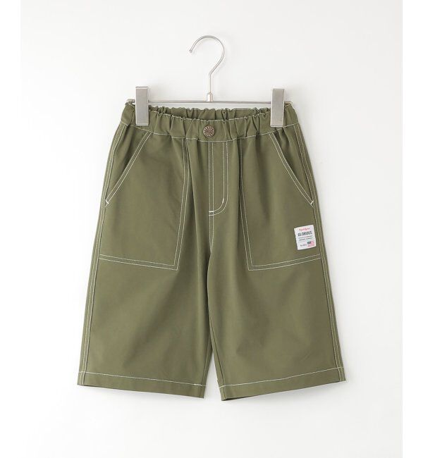 ikka kids「さらっとイージーハーフパンツ（120~160cm）」|その他|ダークオリーブ