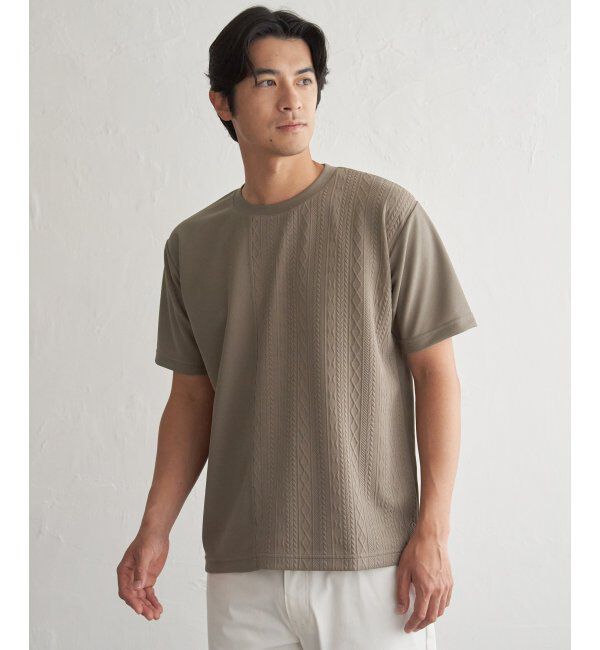 ikka「レイカンＤＲＹフクレＪＱキリカエＴ」|Tシャツ・カットソー|