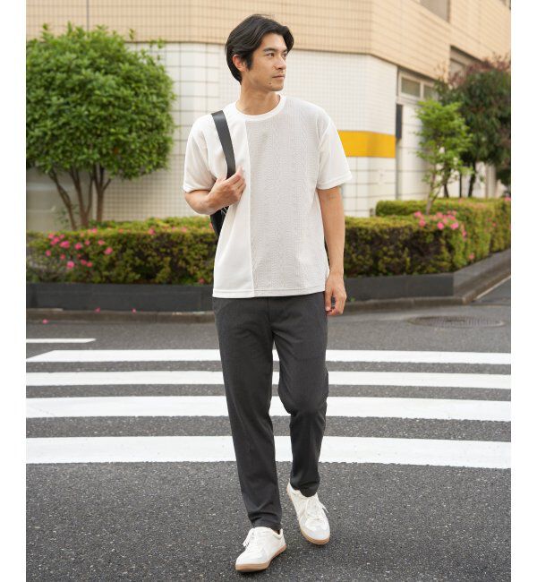 ikka「レイカンＤＲＹフクレＪＱキリカエＴ」|Tシャツ・カットソー|