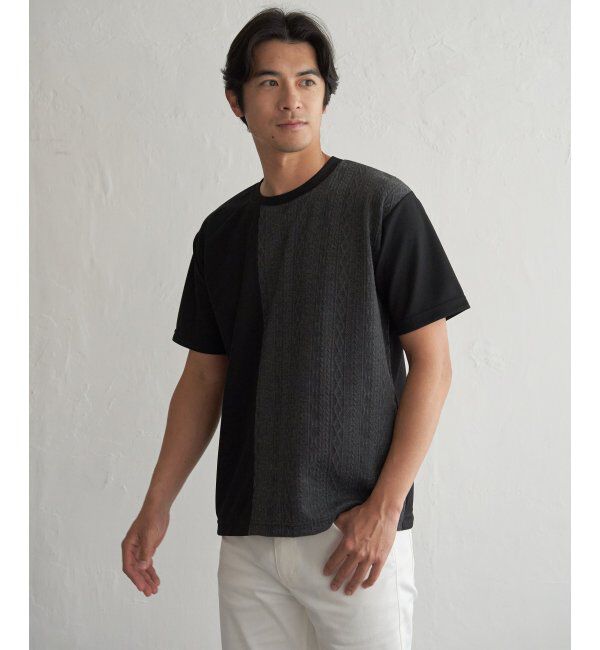 ikka「レイカンＤＲＹフクレＪＱキリカエＴ」|Tシャツ・カットソー|