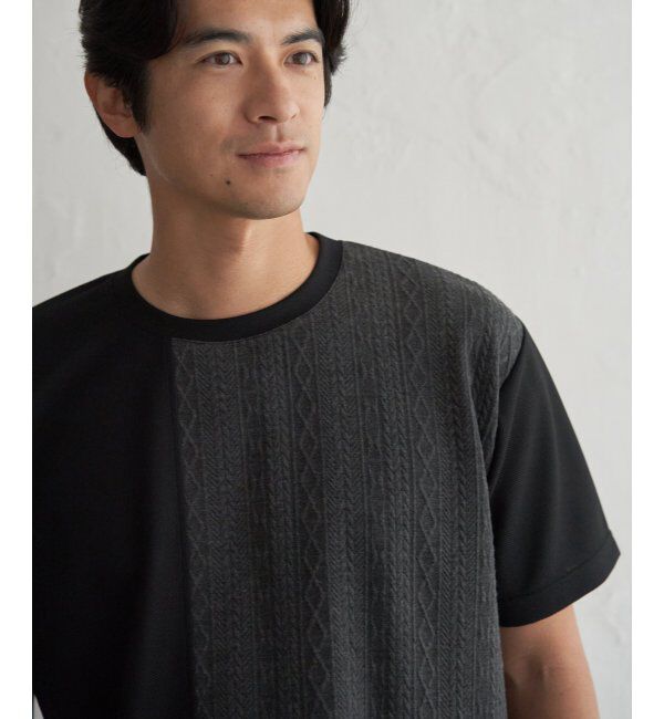 ikka「レイカンＤＲＹフクレＪＱキリカエＴ」|Tシャツ・カットソー|